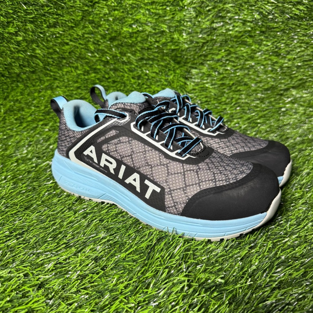Ariat Outpace Composite Toe Work Shoes Oil Resistant Workwear Safety Womens 6B